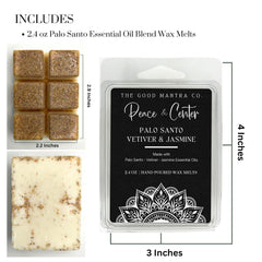 Jasmine Vetiver wax melts by The Good Mantra Co 2-4oz