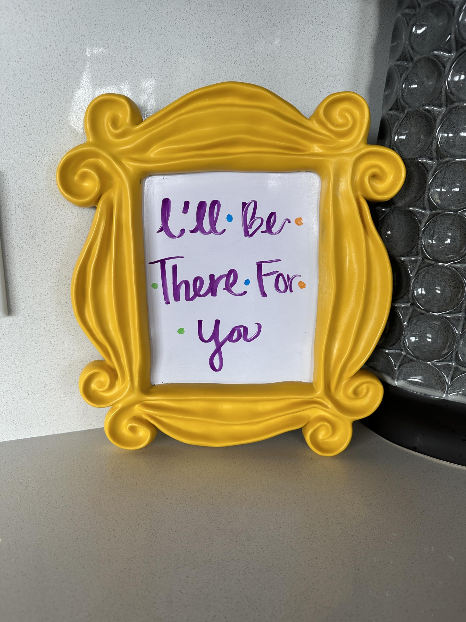 The One Where Friends Show Party themed whiteboard