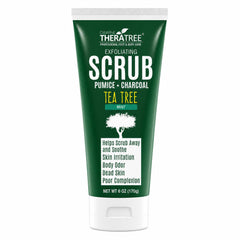 TheraTree Tea Tree Oil Exfoliating Scrub 6 oz packaging
