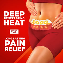 ThermaCare heating pads for cramps and back pain relief