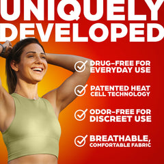 Up to 8 hours of continuous drug-free heat therapy ThermaCare