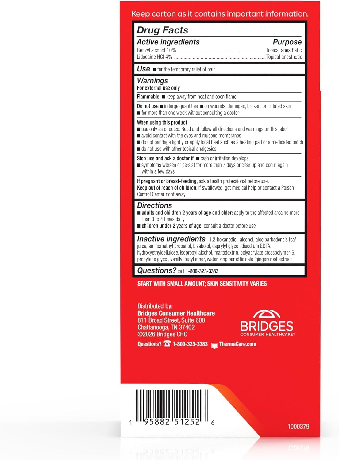 Targeted pain relief ThermaCare roll-on