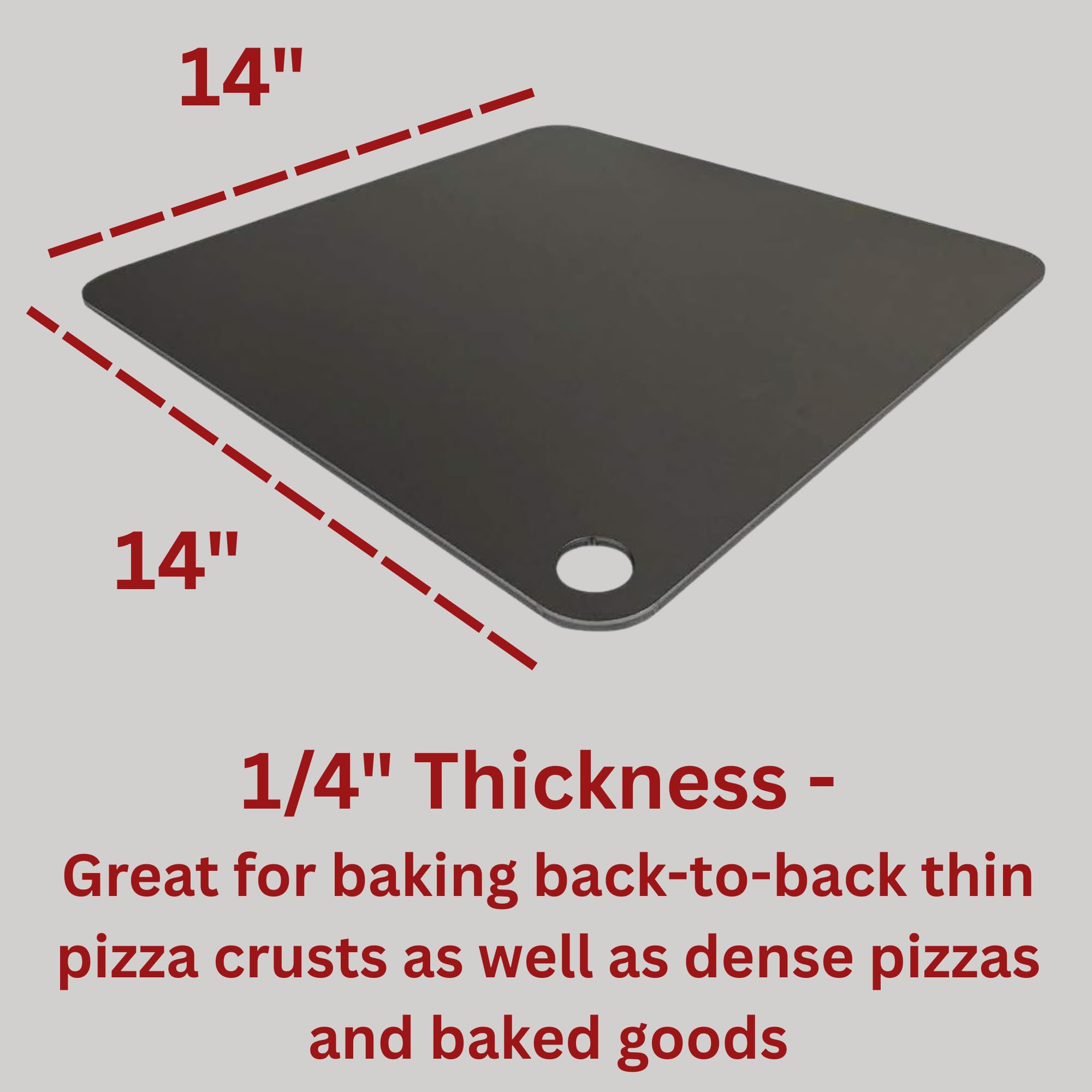 ThermiChef pizza steel oven use 14x14
