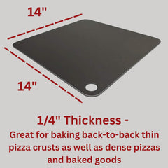 ThermiChef pizza steel oven use 14x14