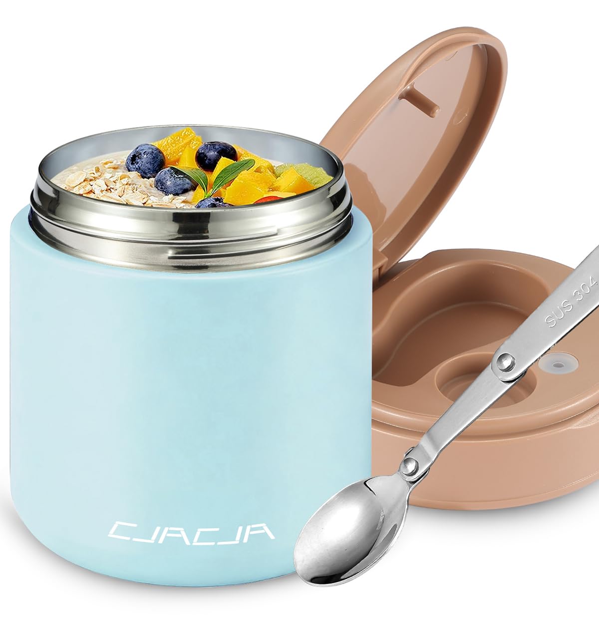 Thermo for Hot Food Kids lunch container 15.2oz folding spoon