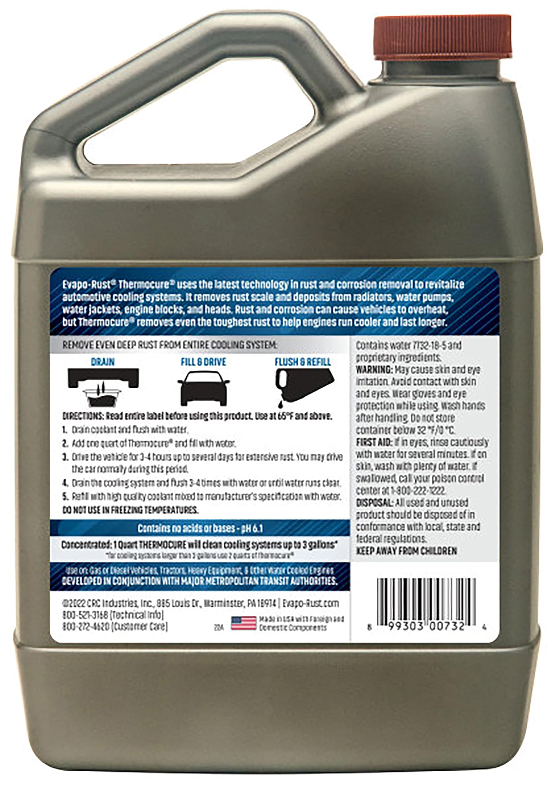 Thermocure rust remover for automotive cooling systems 32 oz