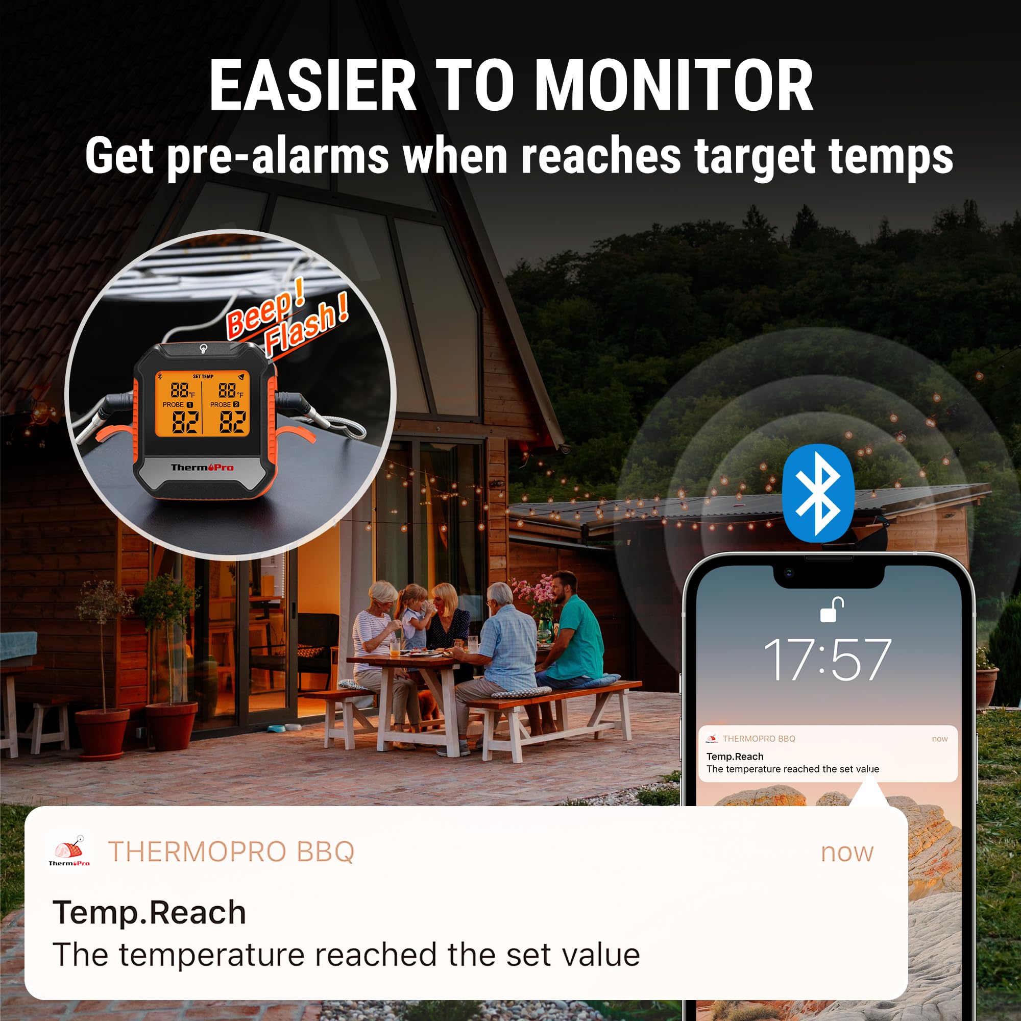 ThermoPro barbecue thermometer for grilling and smoking