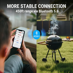 Dual-probe ThermoPro Bluetooth thermometer for grilling