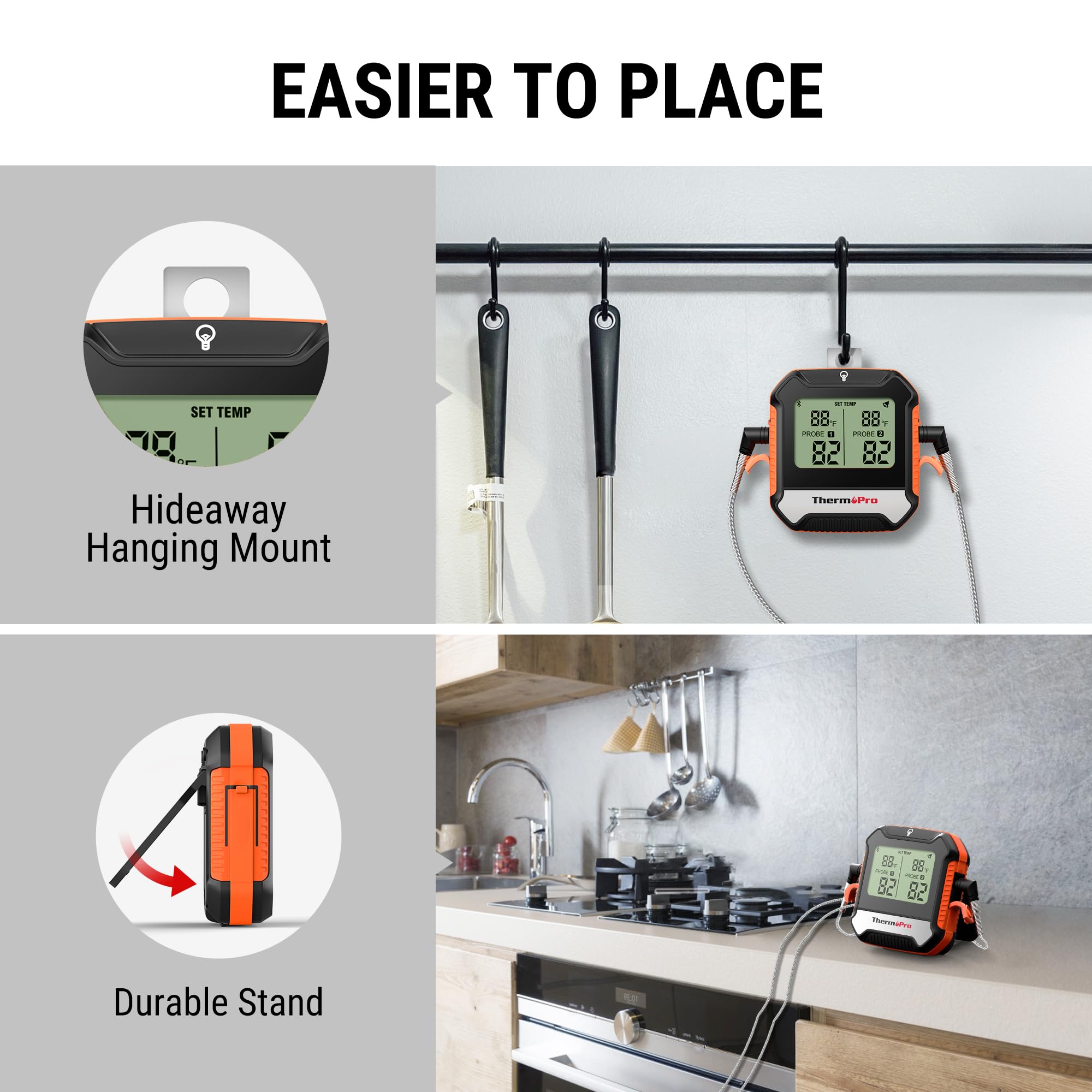 Dual-probe ThermoPro thermometer for kitchen or grill