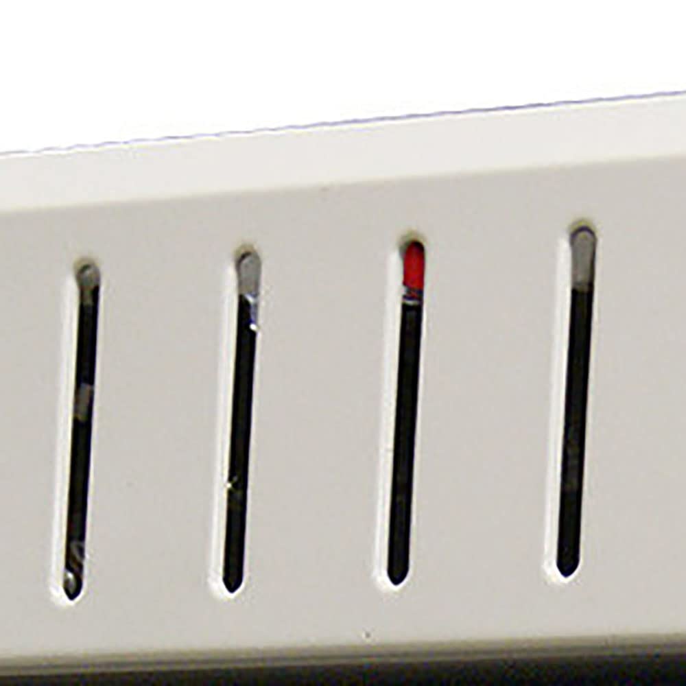 Five heat settings with micro adjustments indicator