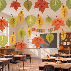 15 inch maple leaf hanging decor by Thiccywoov
