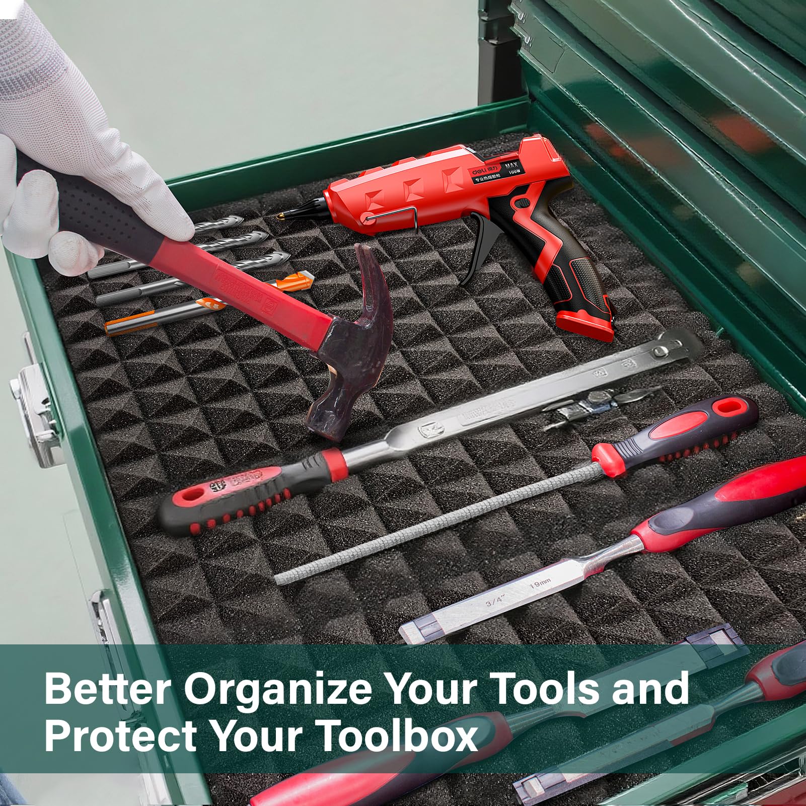 cut-to-fit drawer liner for drawers and boxes