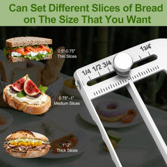 Bread bow cutter for baguettes and bagels