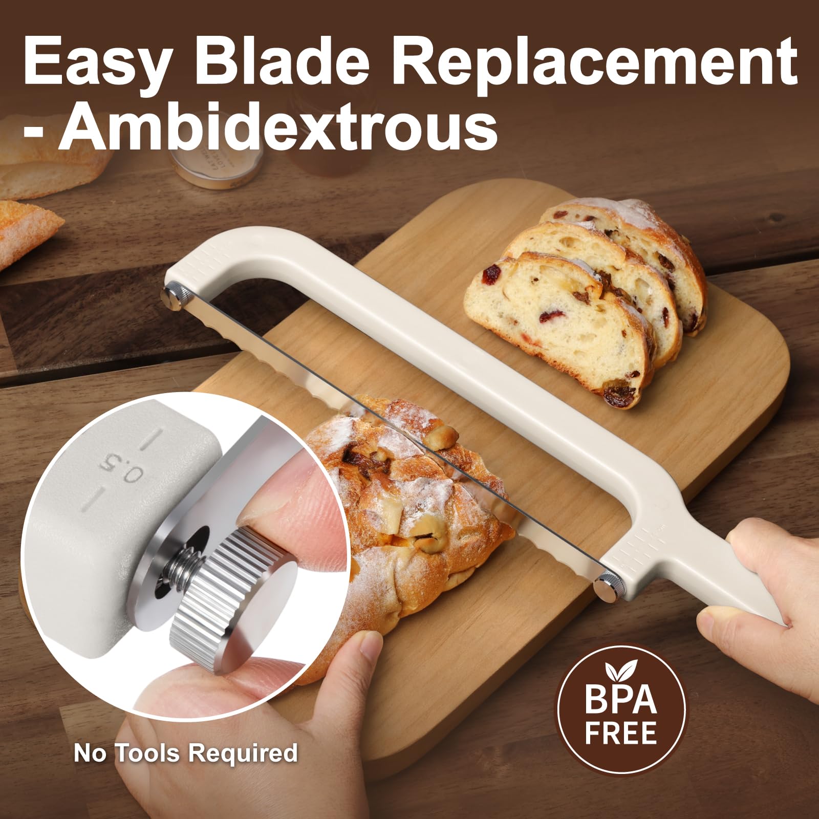 Ergonomic plastic handle with hanging hole for storage