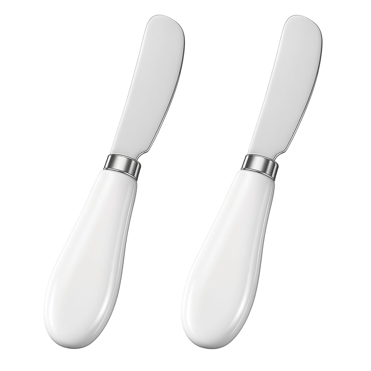 Thinp butter spreader knives set ceramic handles