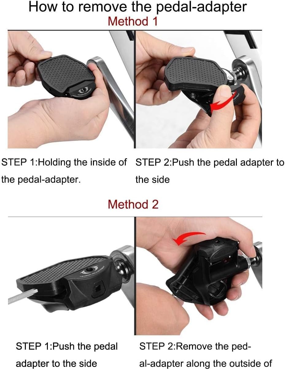 Lightweight 46 grams per pair Thinvik pedal plates for bike bag