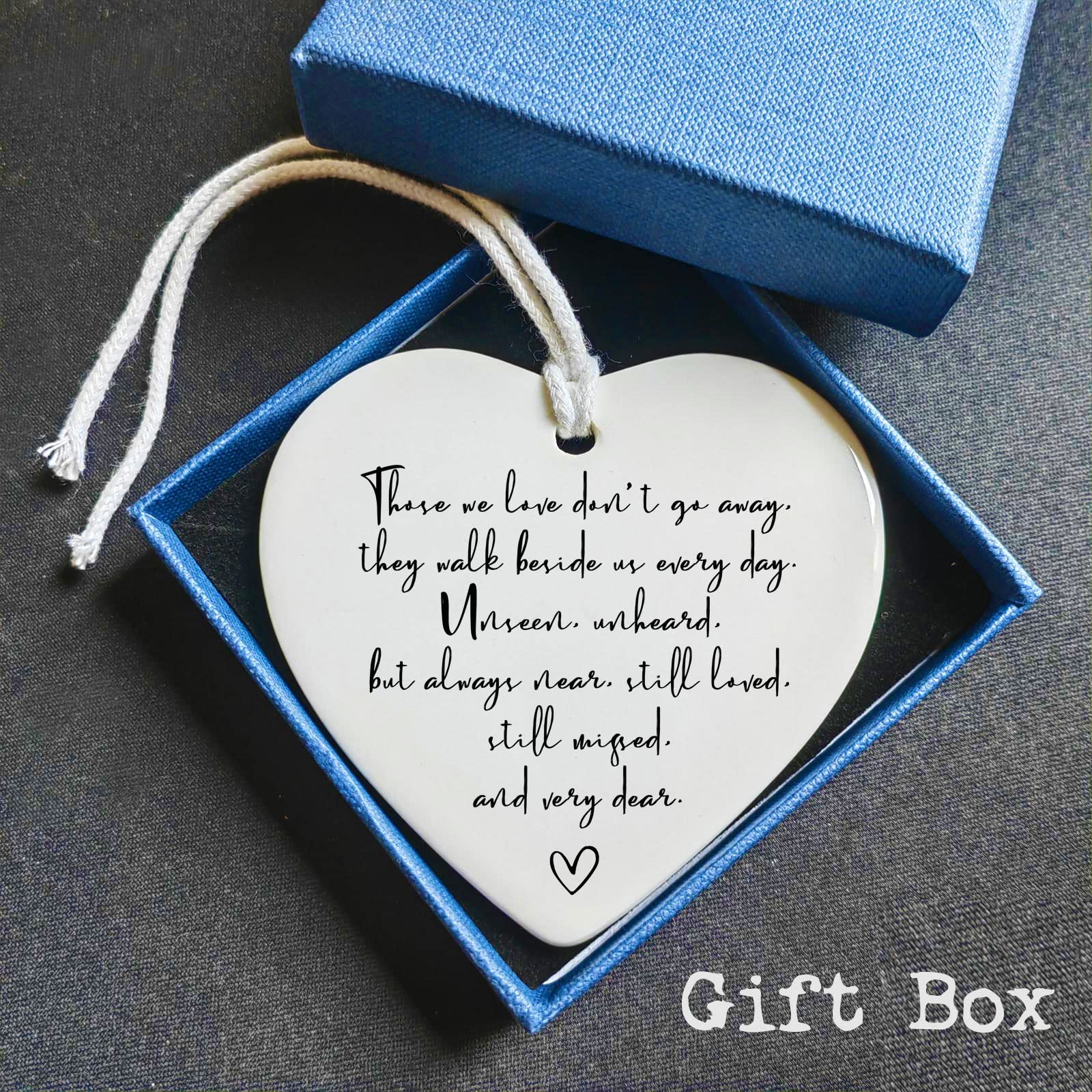 Keepsake memorial heart Those We Love Don't Go Away image