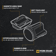 Image showing 320 grit diamond 600 grit diamond and ceramic abrasives