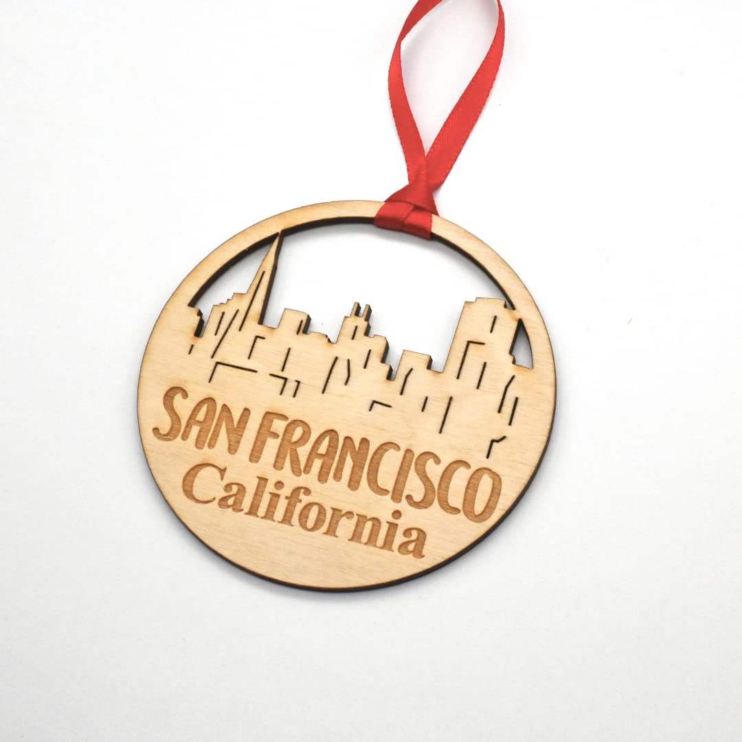 Protective coating sealed ornament red ribbon included