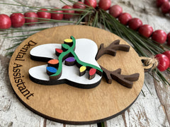 Perfect gift for a dental team ornament display