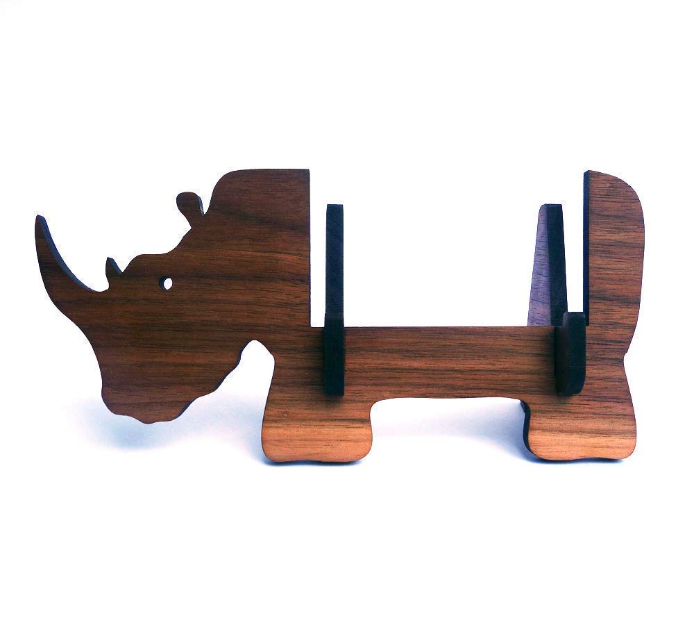 Three-piece rhino card holder easy to assemble