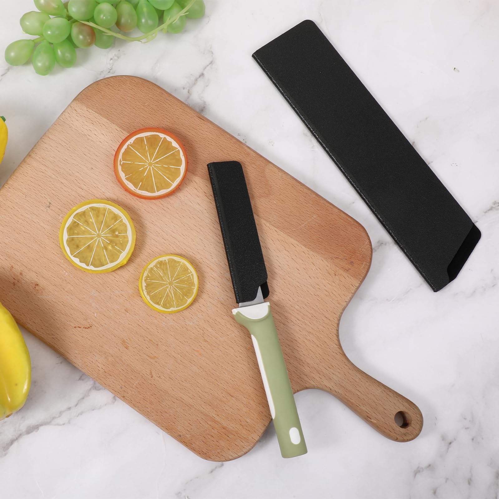 Three piece set of knife covers for multiple blades