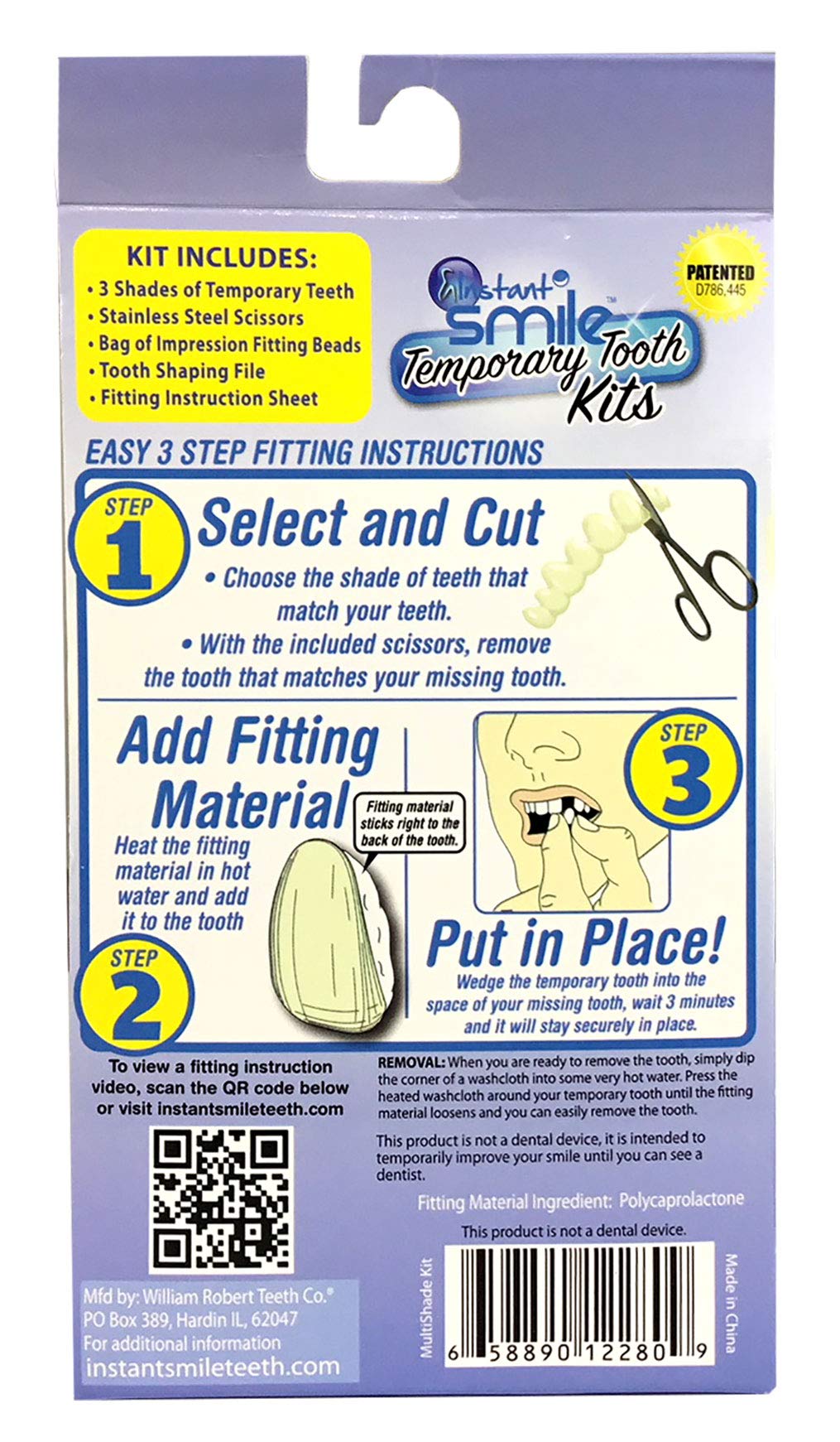 Trimming and shaping tools included with the kit