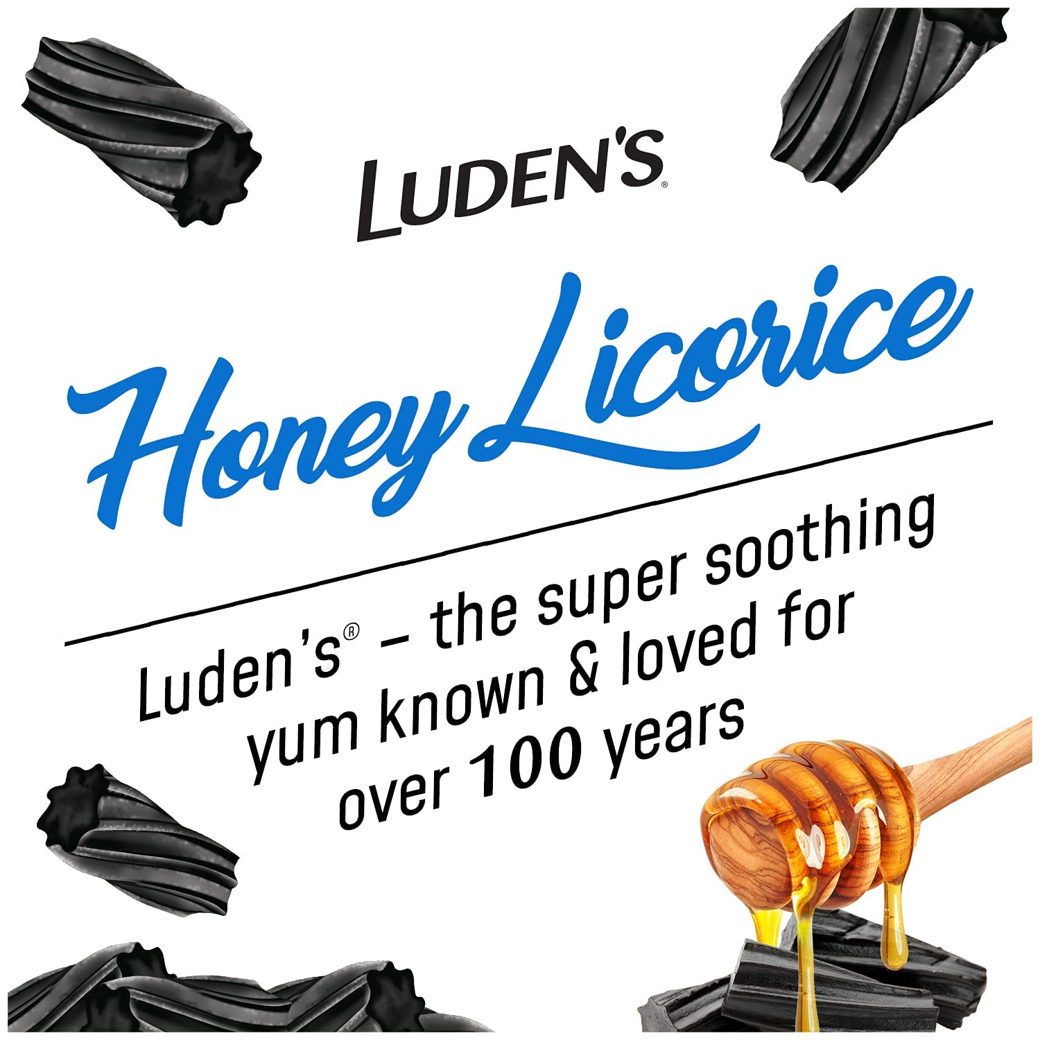Honey licorice throat lozenges packaging 30 count