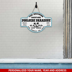 THUYPT pool sign 12 inch size display