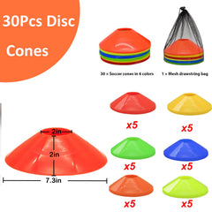 30x disc cones for training drills