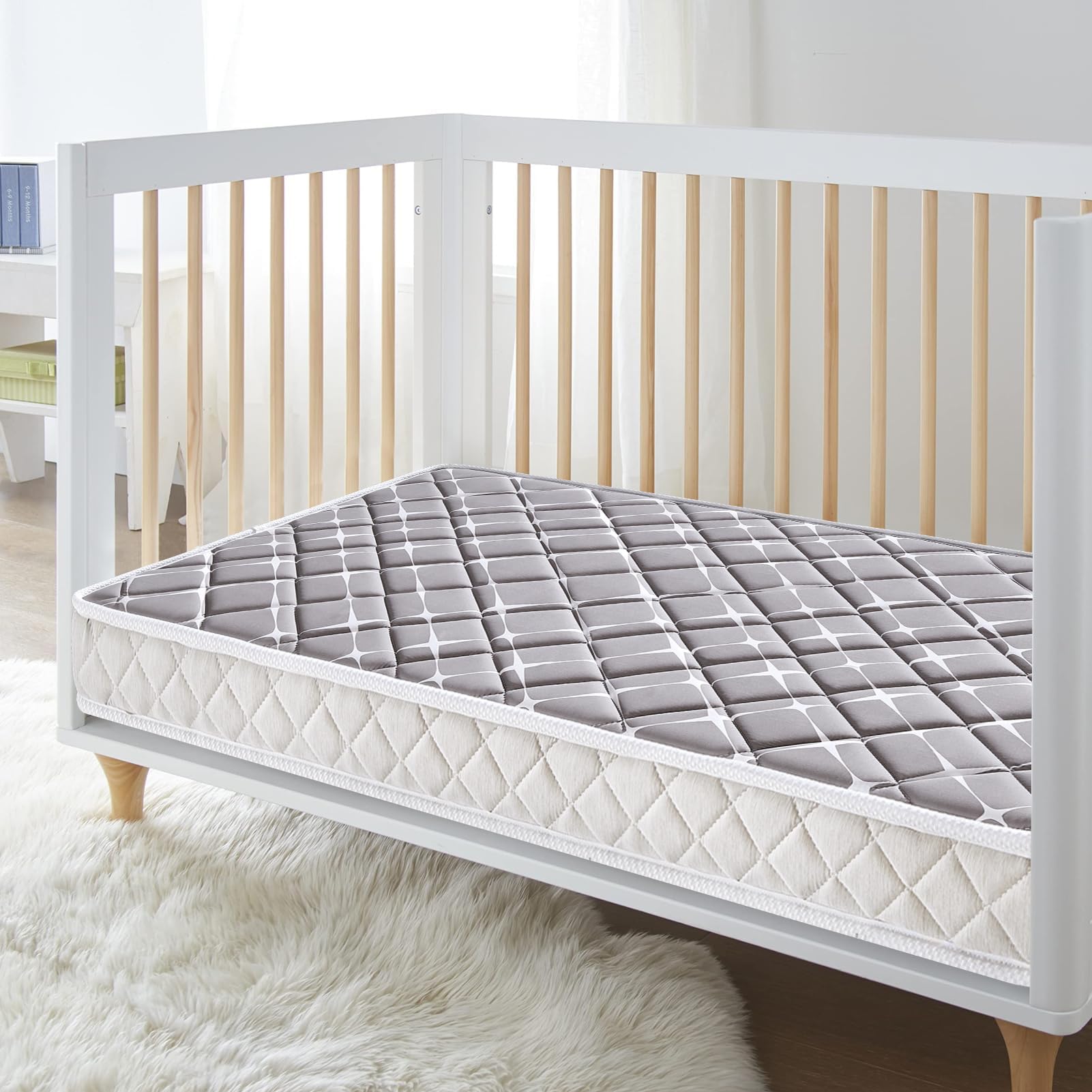 Premium dual-sided Tiankehan baby crib mattress for standard cribs