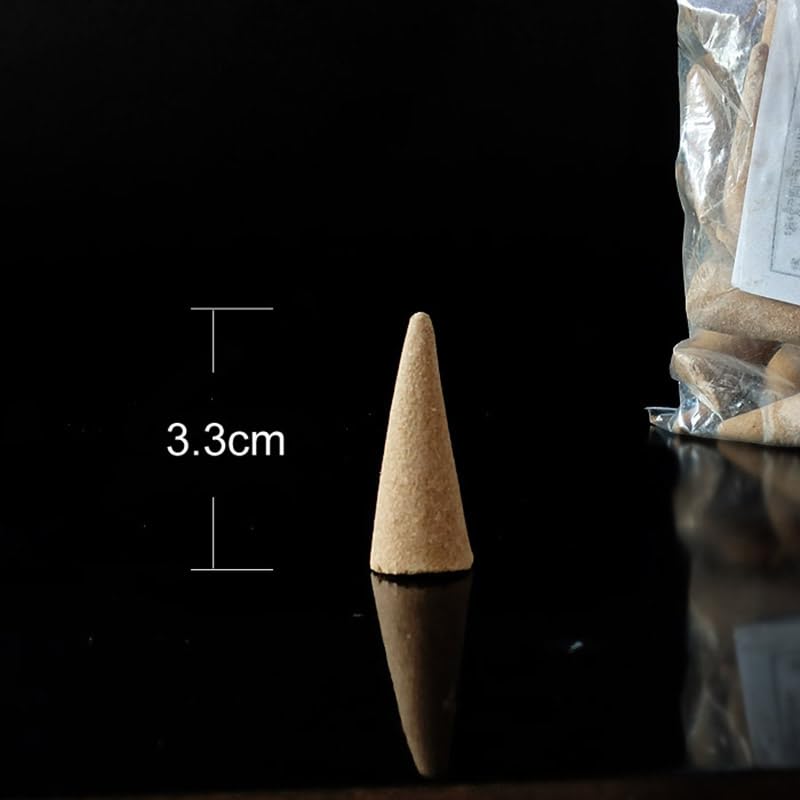 Tibetan incense cones meditation use image