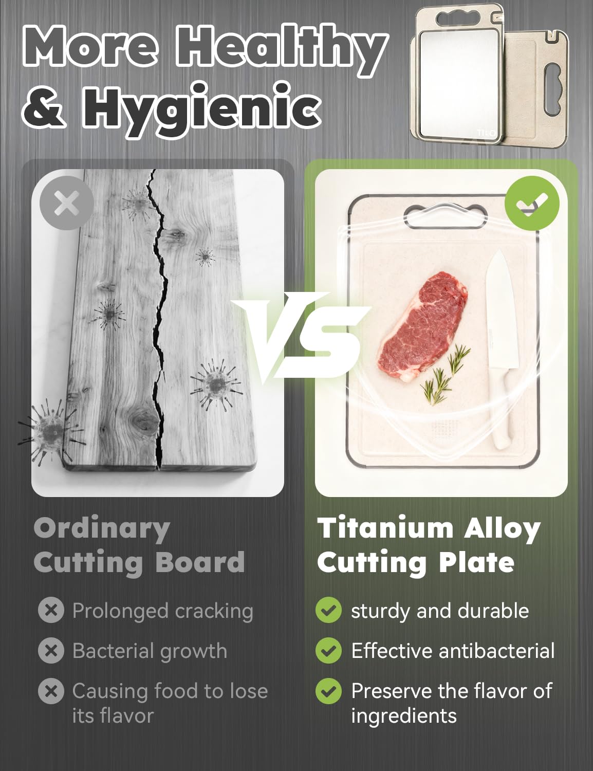 Board edge with high grip silicone for stability