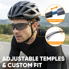 TICONN gray lens anti-fog safety glasses option