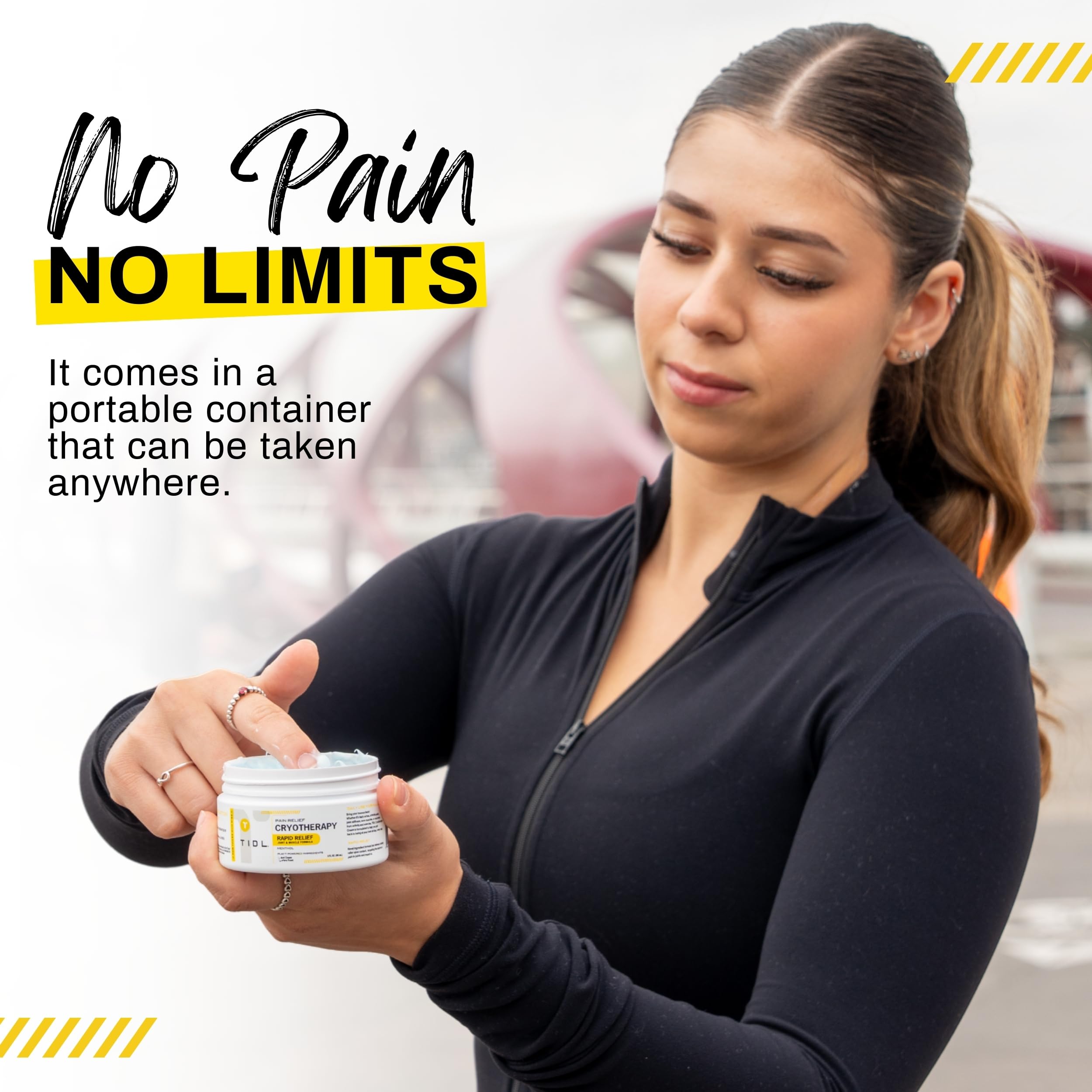 Total body recovery cream for training by TIDL