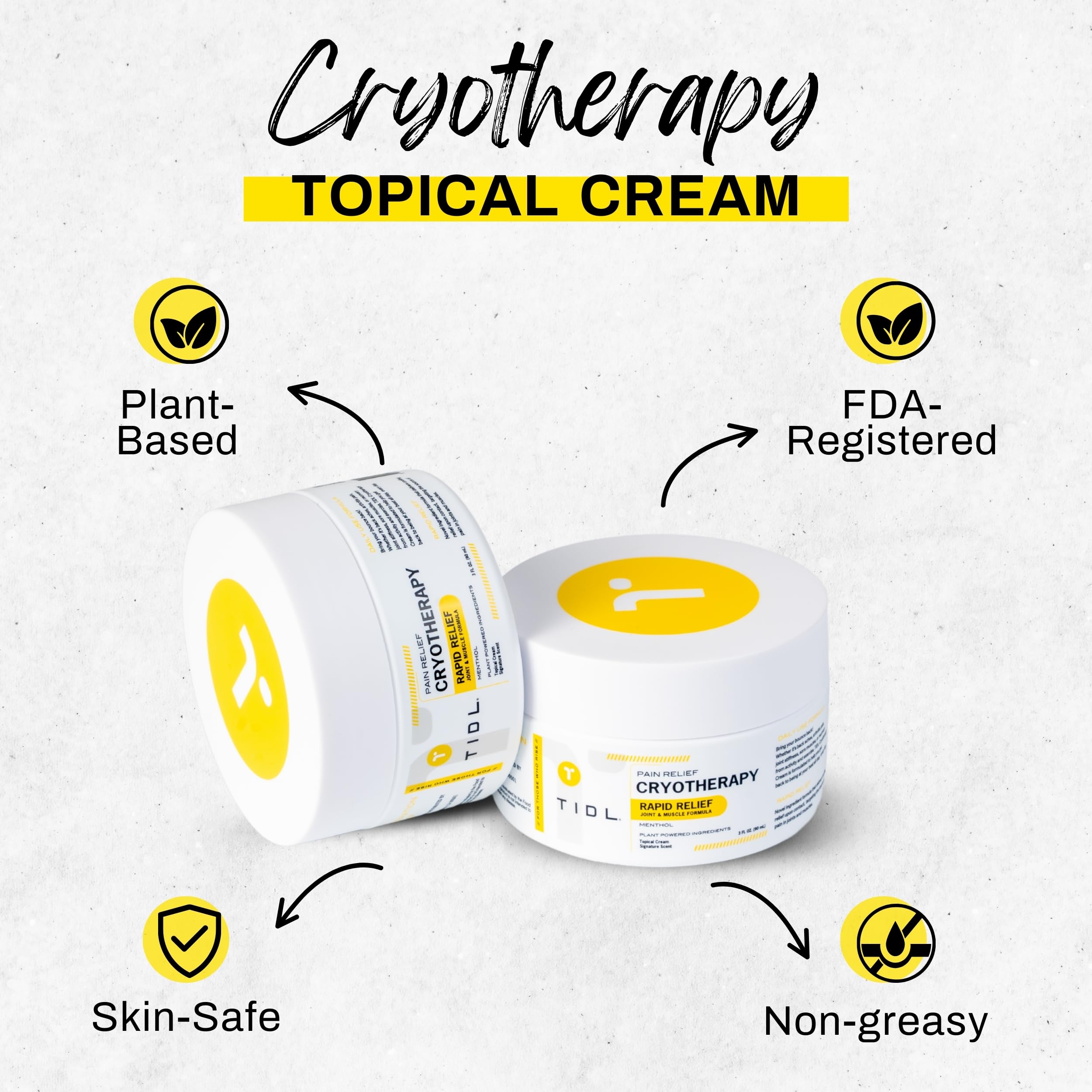 Joint pain relief cream for athletes by TIDL