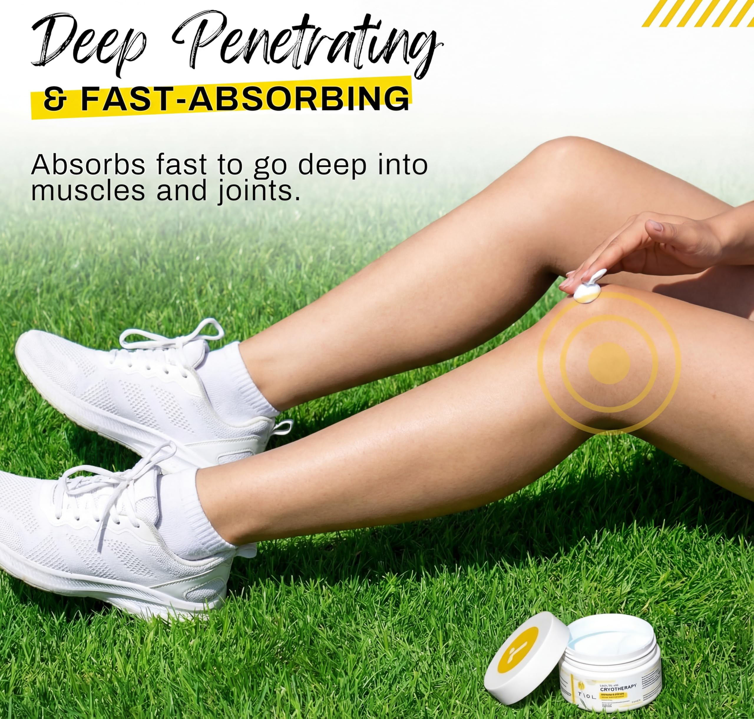 Cryotherapy cooling relief cream by TIDL