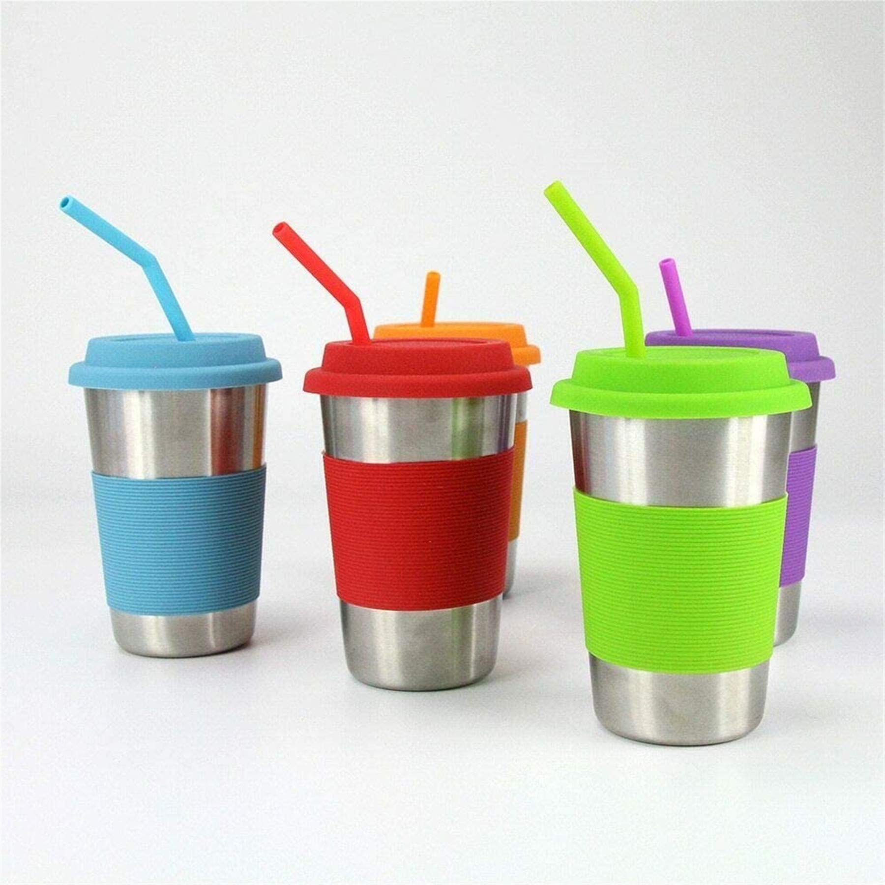 Dishwasher safe silicone drinking straws not for microwave
