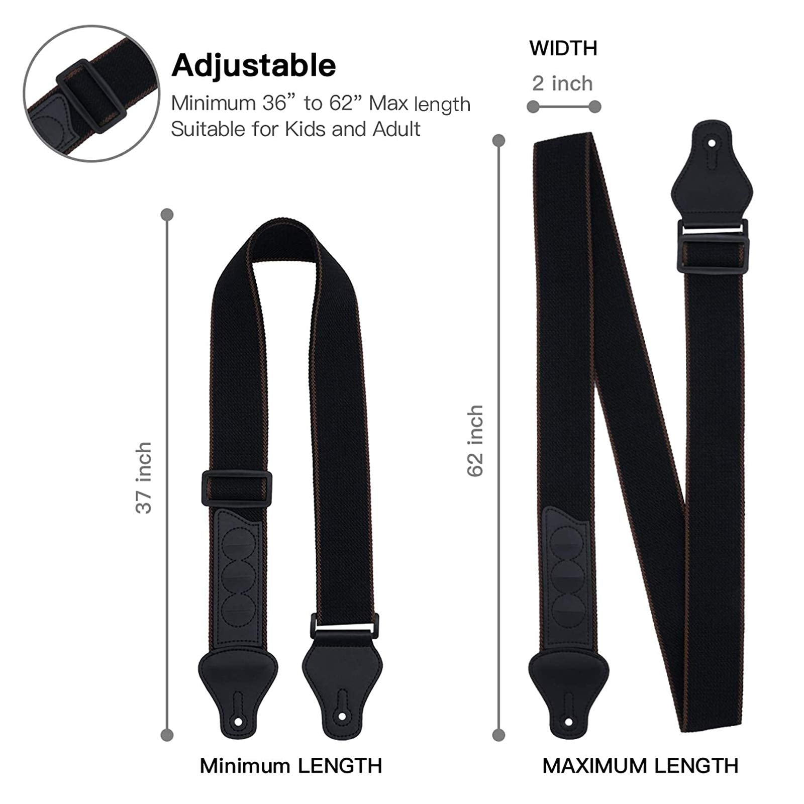 three guitar picks included with tifanso strap pack