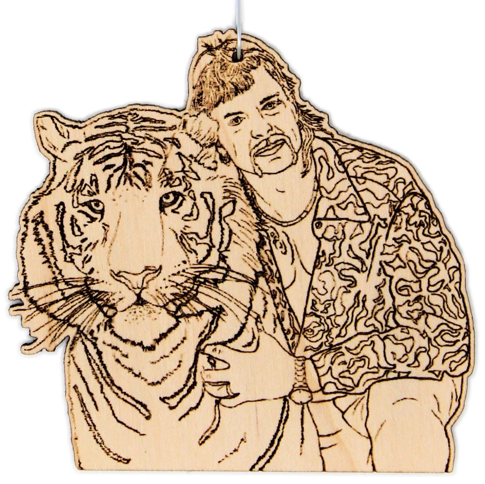 Tiger King Christmas Ornament Joe Exotic handmade wood ornament