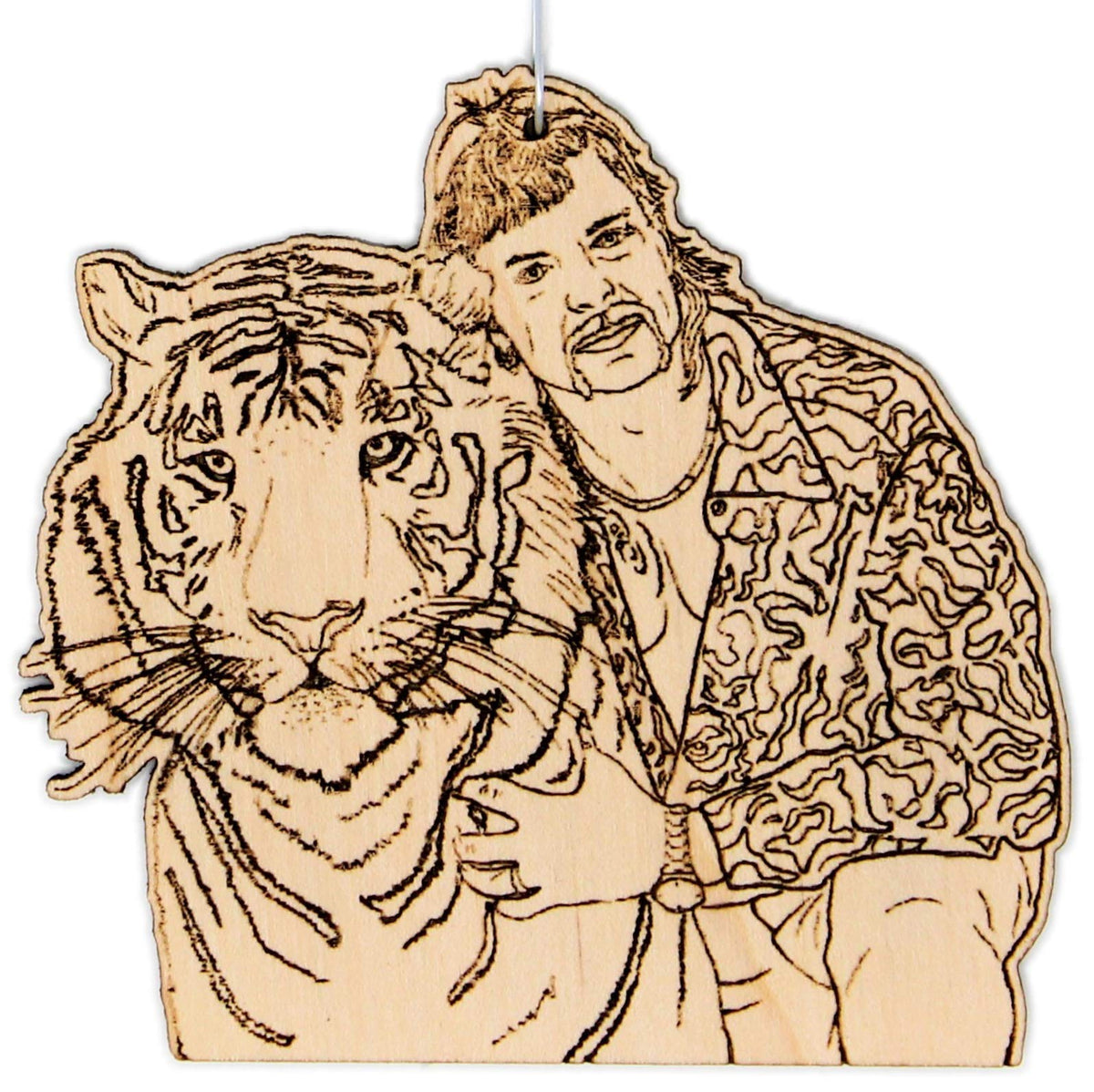 Tiger King Christmas Ornament Joe Exotic handmade wood ornament