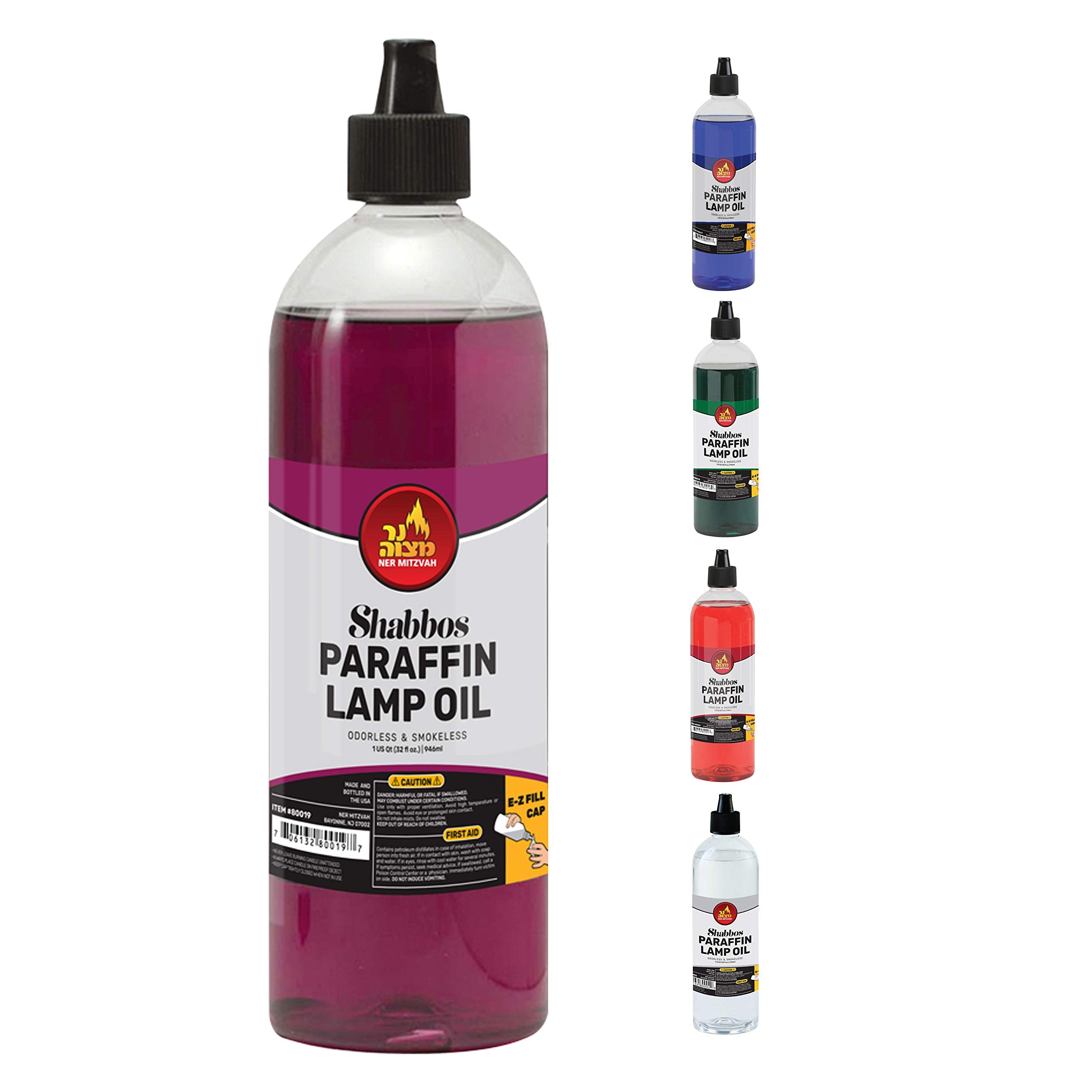 Emergency lighting fuel for blackouts Ner Mitzvah lamp oil