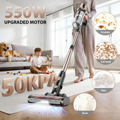 1.8L dust cup on Tikom V850 cordless vacuum cleaner