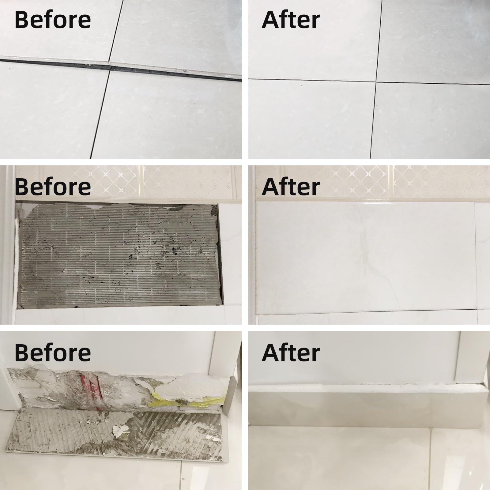 waterproof after solidification bonding tile and concrete surfaces