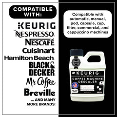 Tillbrook descaler 1 year supply for Keurig and more