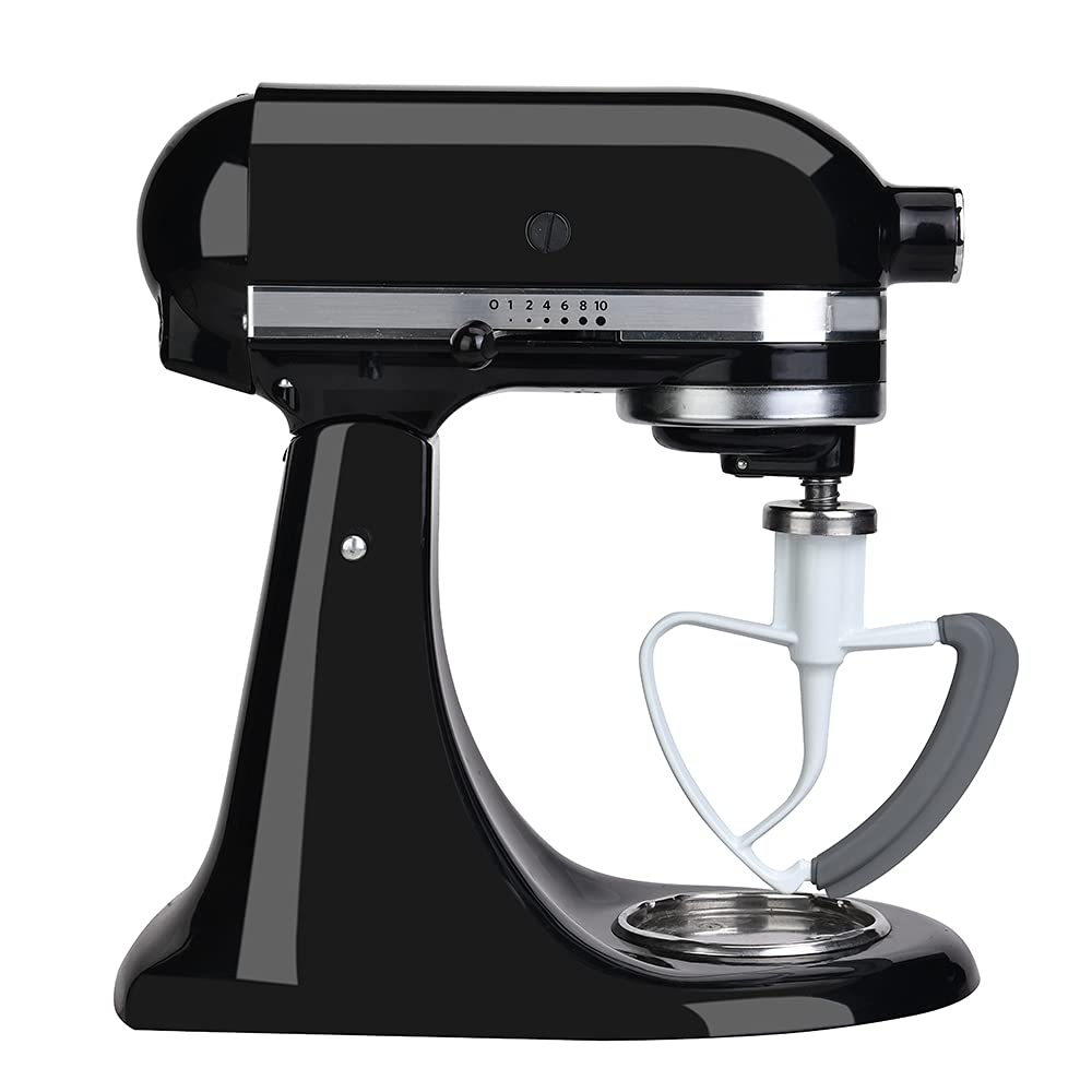 Tilt-head stand mixer attachment designed for cake batter