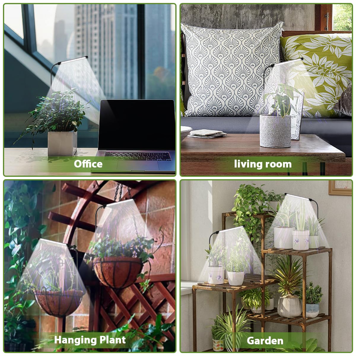 Timer options 4 8 12 hours for plant light