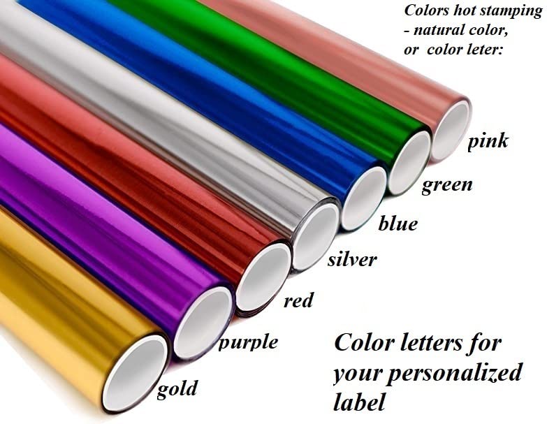 Leather name patch length varies with text example