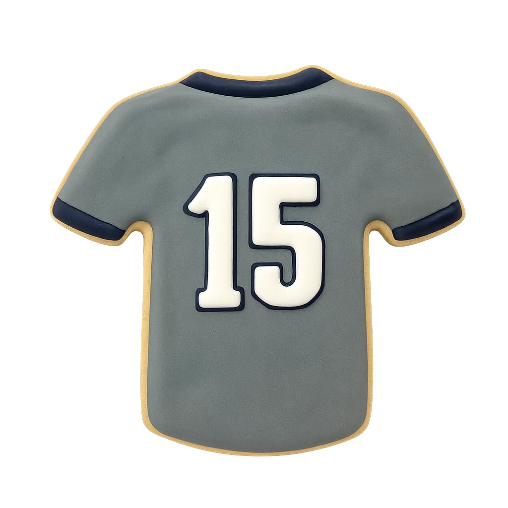 Sports Jersey T Shirt shaped cookie cutter for cookies and dough