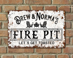 Outdoor metal tin sign 9x12 rust proof aluminum